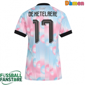 Belgien Charles De Ketelaere #17 Replik Auswärtstrikot Damen WM 2026 Kurzarm